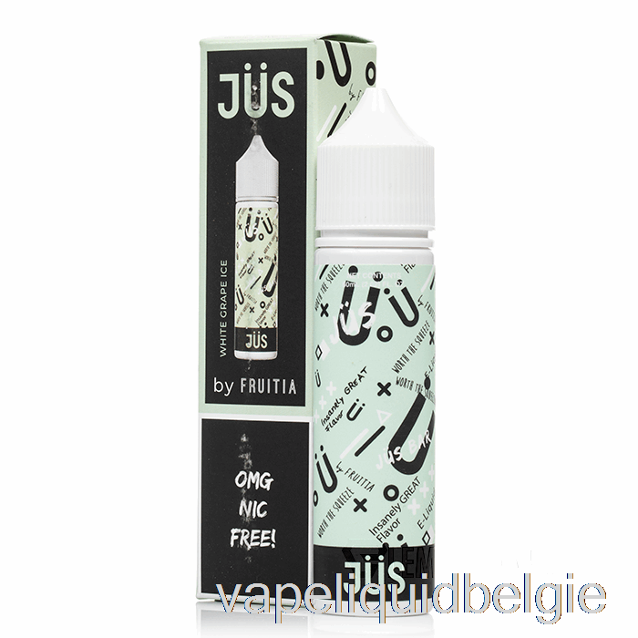 Vape België Witte Druivenijs - Jus E-liquid - 60ml 3mg